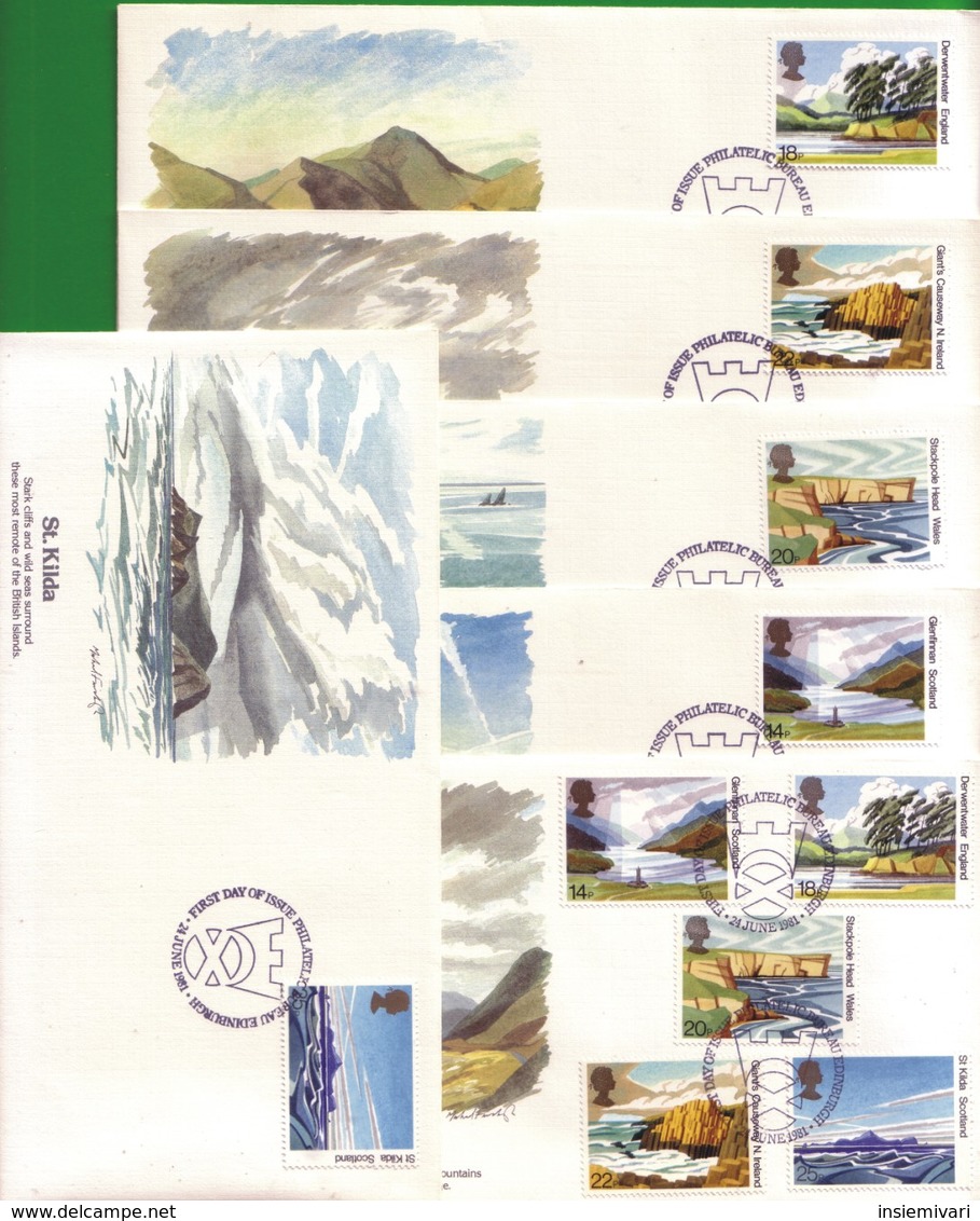 Lotto REGNO UNITO FDC.NATIONAL TRUST 1981. - Non Classificati