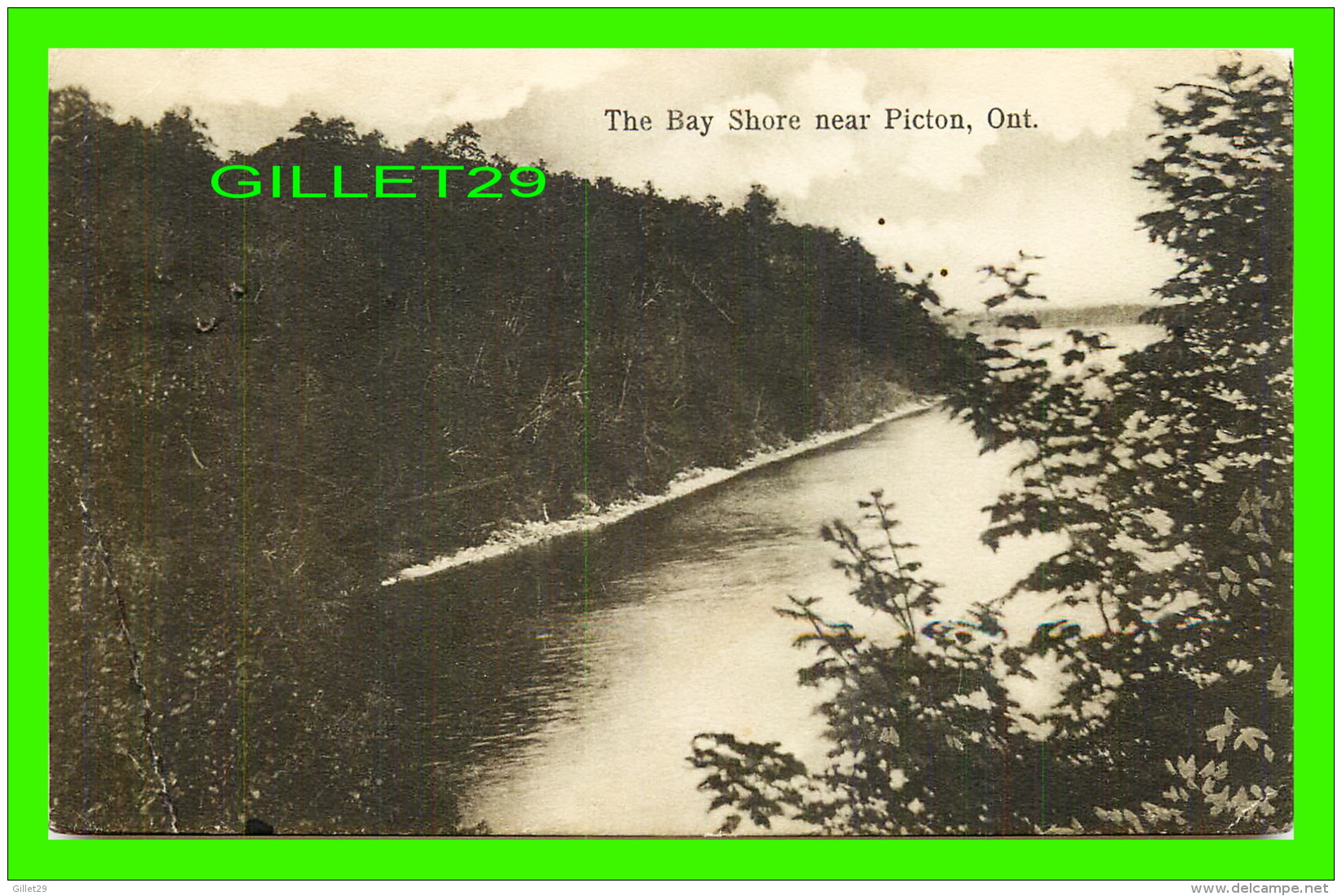 PICTON, ONTARIO - THE BAY SHORE - TRAVEL IN 1906 - - Autres & Non Classés