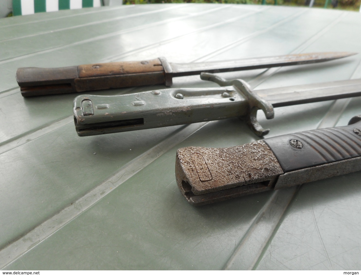 MILITARIA, LOT DE 3 BAIONETTES A IDENTIFIER, EN L'ETAT, - Knives/Swords