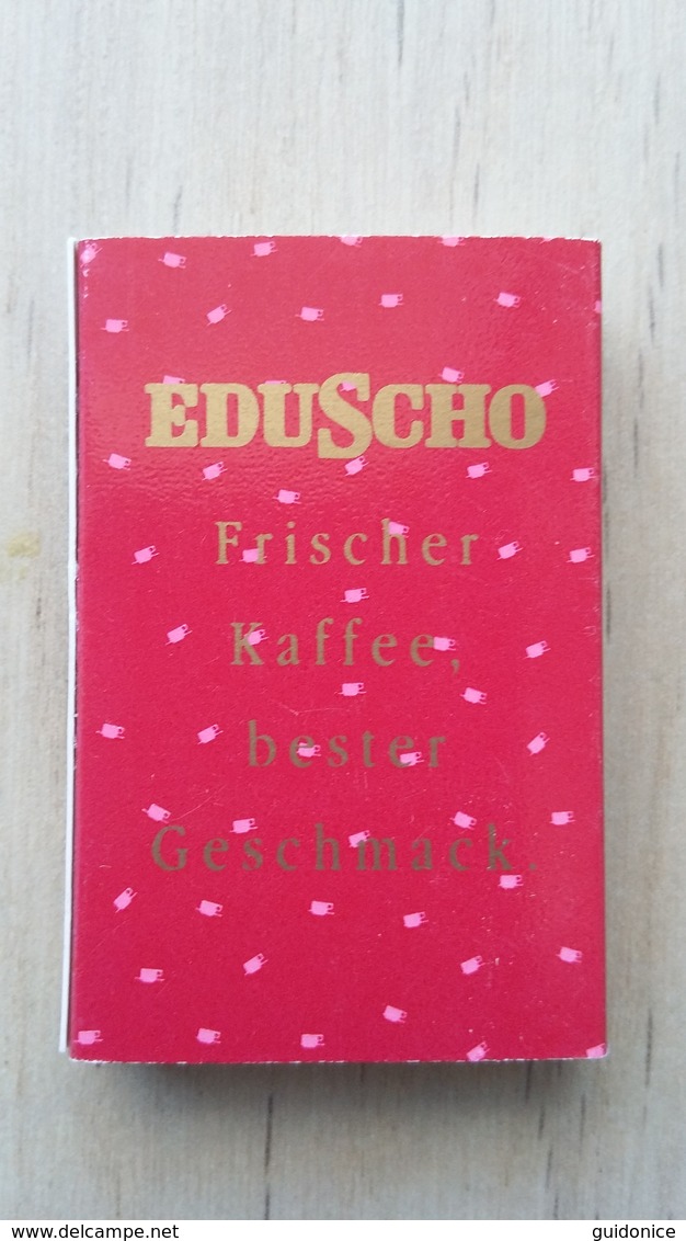 Zündholzschachtel Mit Werbung Für Einen  Kaffee-Röster (EDUSCHO; Deutschland) - Zündholzschachteln