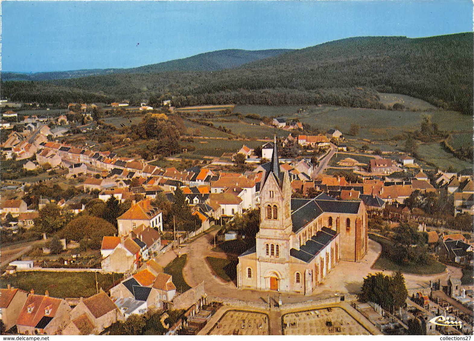 58-LORMES-VUE GENERALE AERIENNE - Lormes