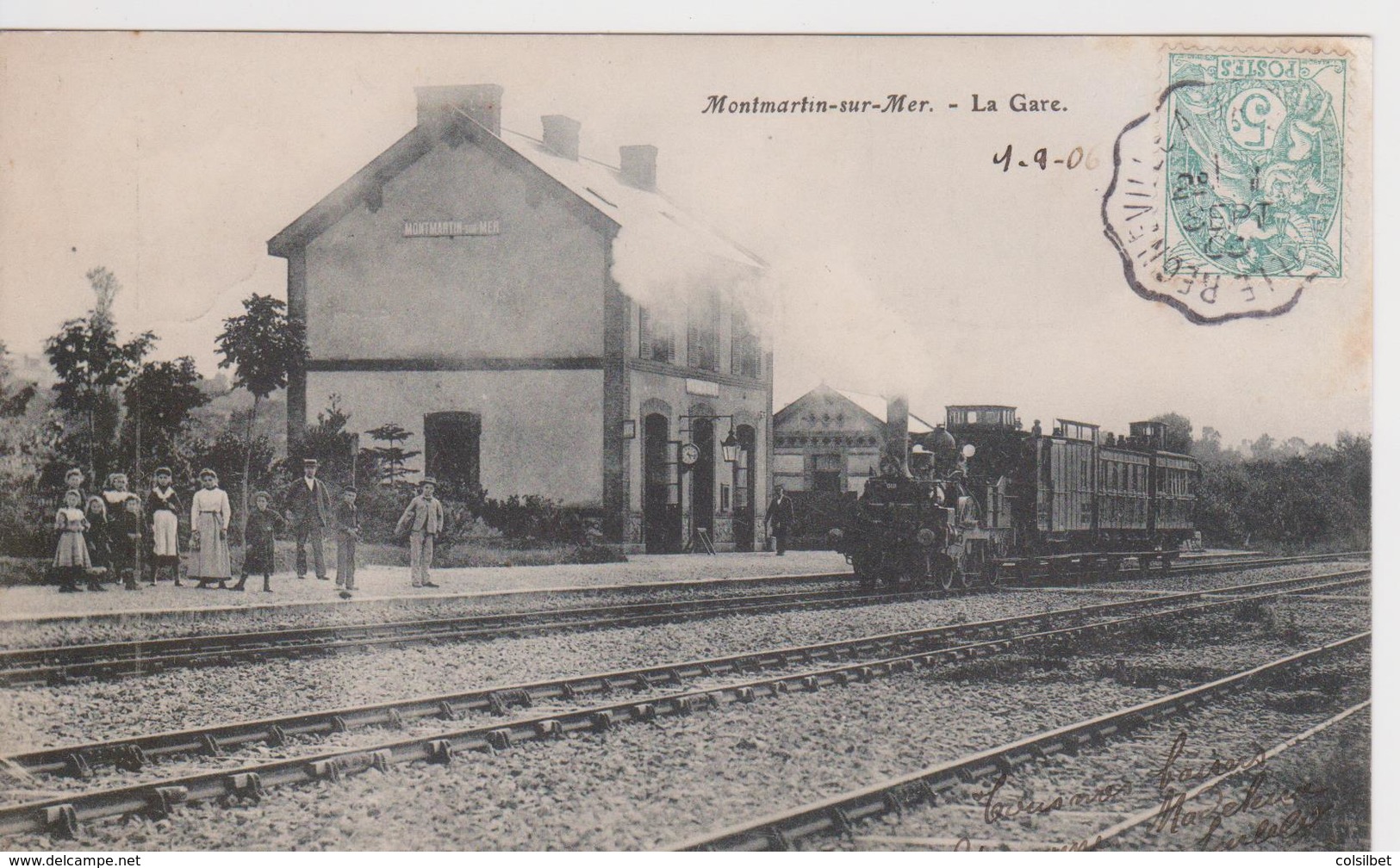 Montmartin-sur-mer. La Gare. - Montmartin Sur Mer