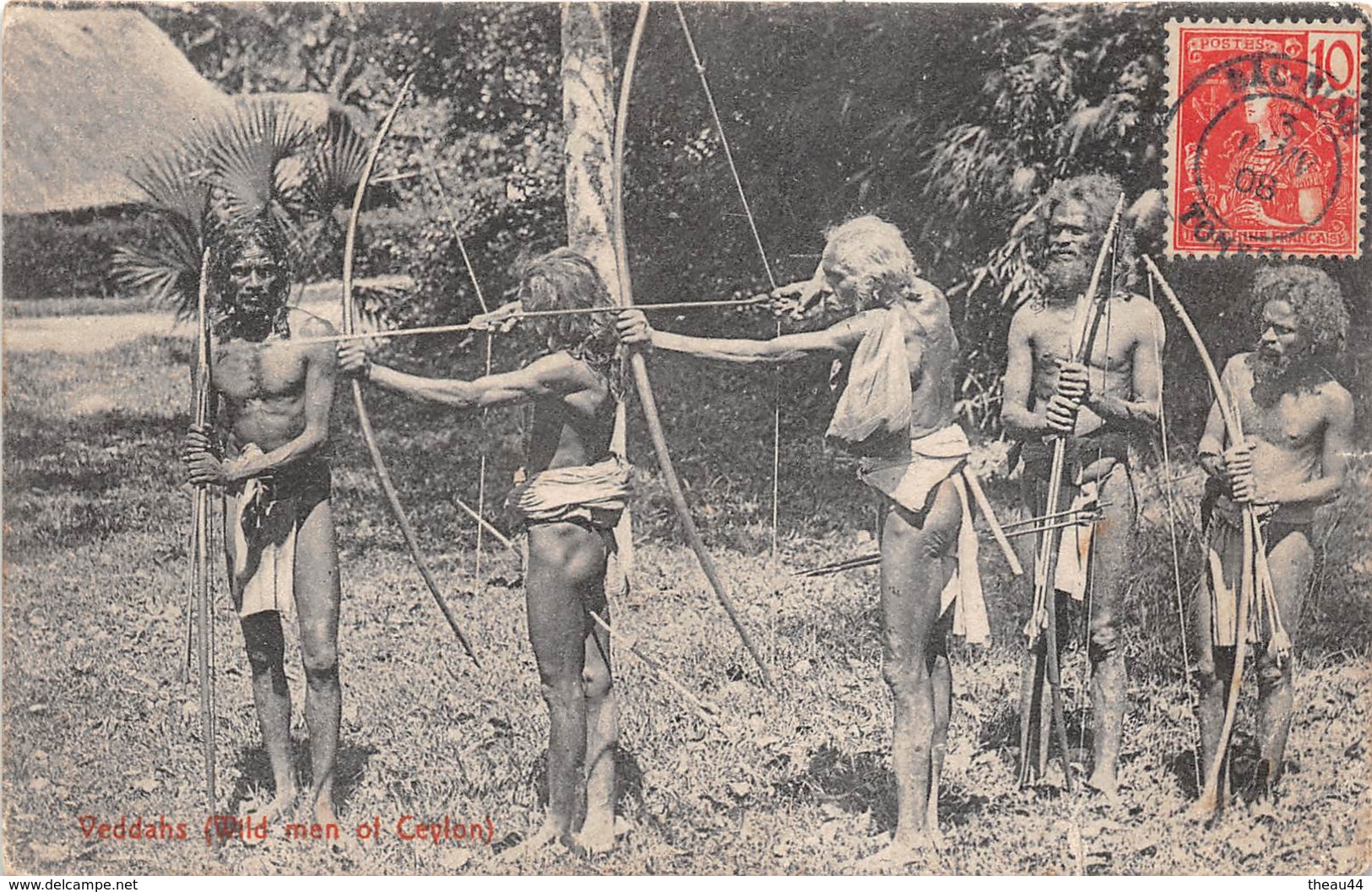 ¤¤  -  CEYLAN   -  SRI LANKA  -  Veddahs -  Wild Men Of Ceylan  -  Tir à L'Arc  -  Chasse , Chasseurs    -  ¤¤ - Sri Lanka (Ceylon)