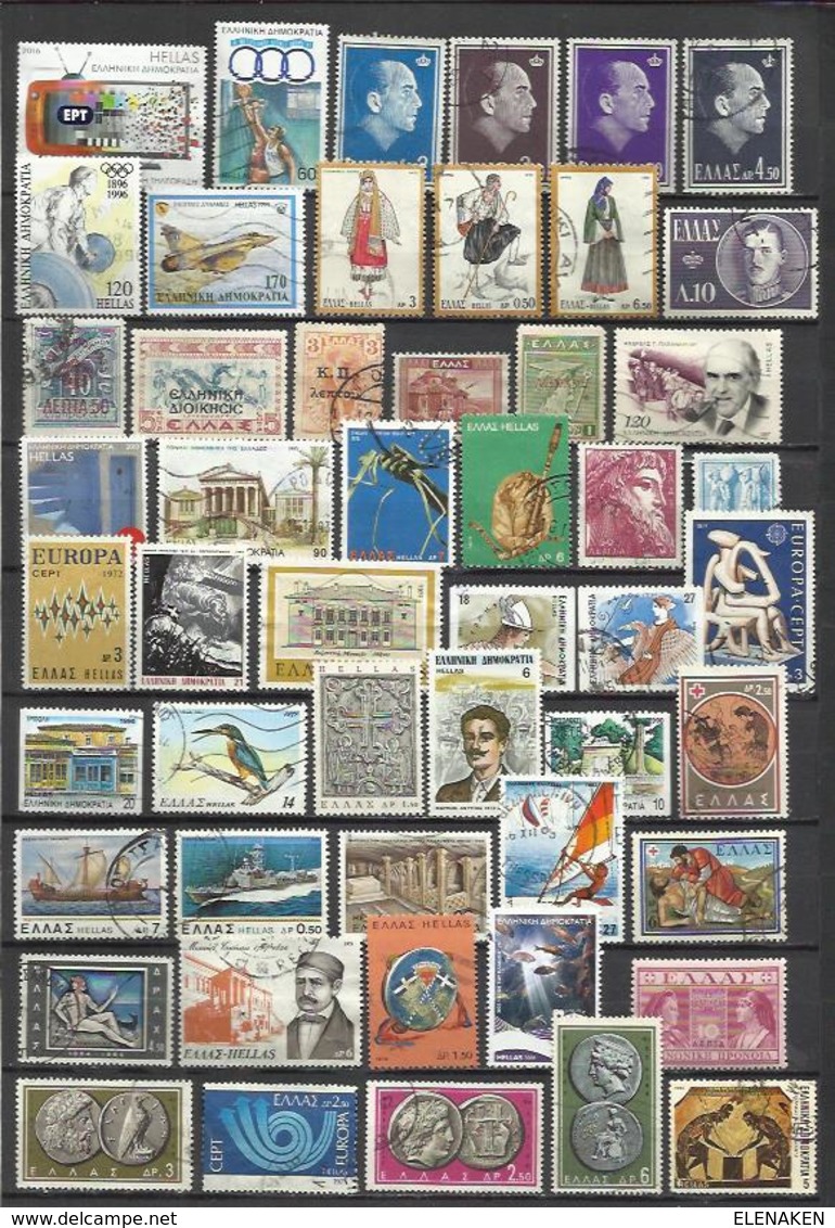 G431-LOTE SELLOS GRECIA SIN TASAR,SIN REPETIDOS,ESCASOS. -GREECE STAMPS LOT WITHOUT PRICING WITHOUT REPEATED. -GRIECHEN - Collections