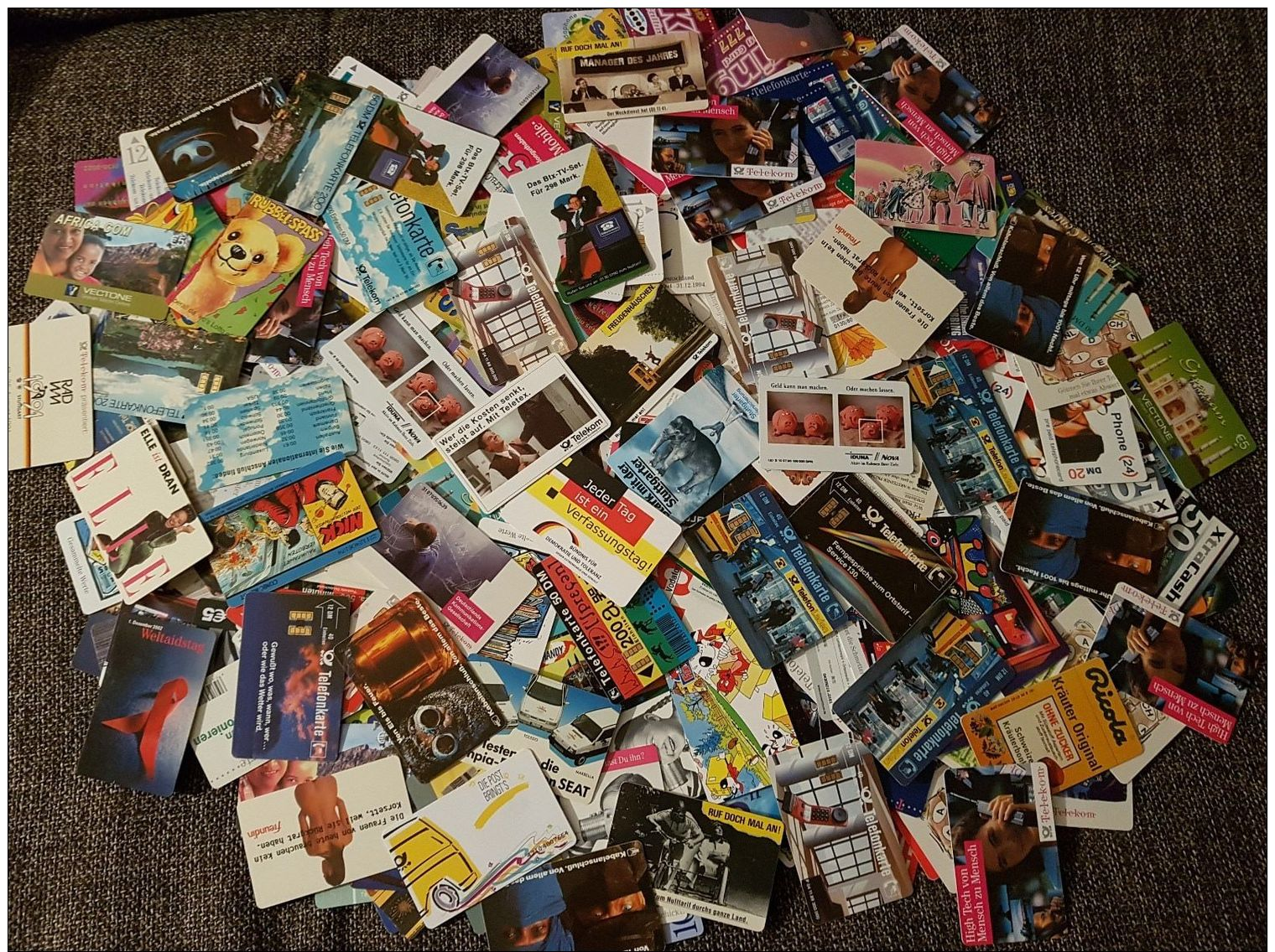 RARE - LOT DE 244 TELECARTES ALLEMANDE A PARTIR DE 1989 - Lots - Collections