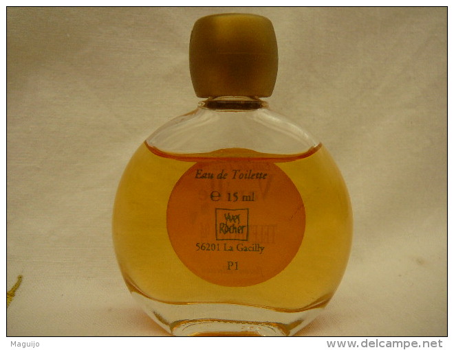 YVES ROCHER "VANILLE  " TELETHON  94  FLACON COLLECTION  MINI EDT  15 ML  LIRE ET VOIR !! - Miniatures Femmes (sans Boite)