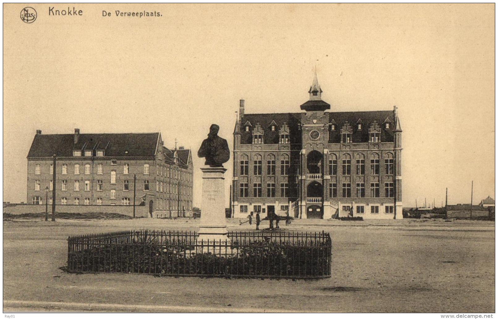 BELGIQUE - FLANDRE OCCIDENTALE - KNOCKE - KNOKKE - De Verweeplaats - (La Place De Verwee) - Knokke