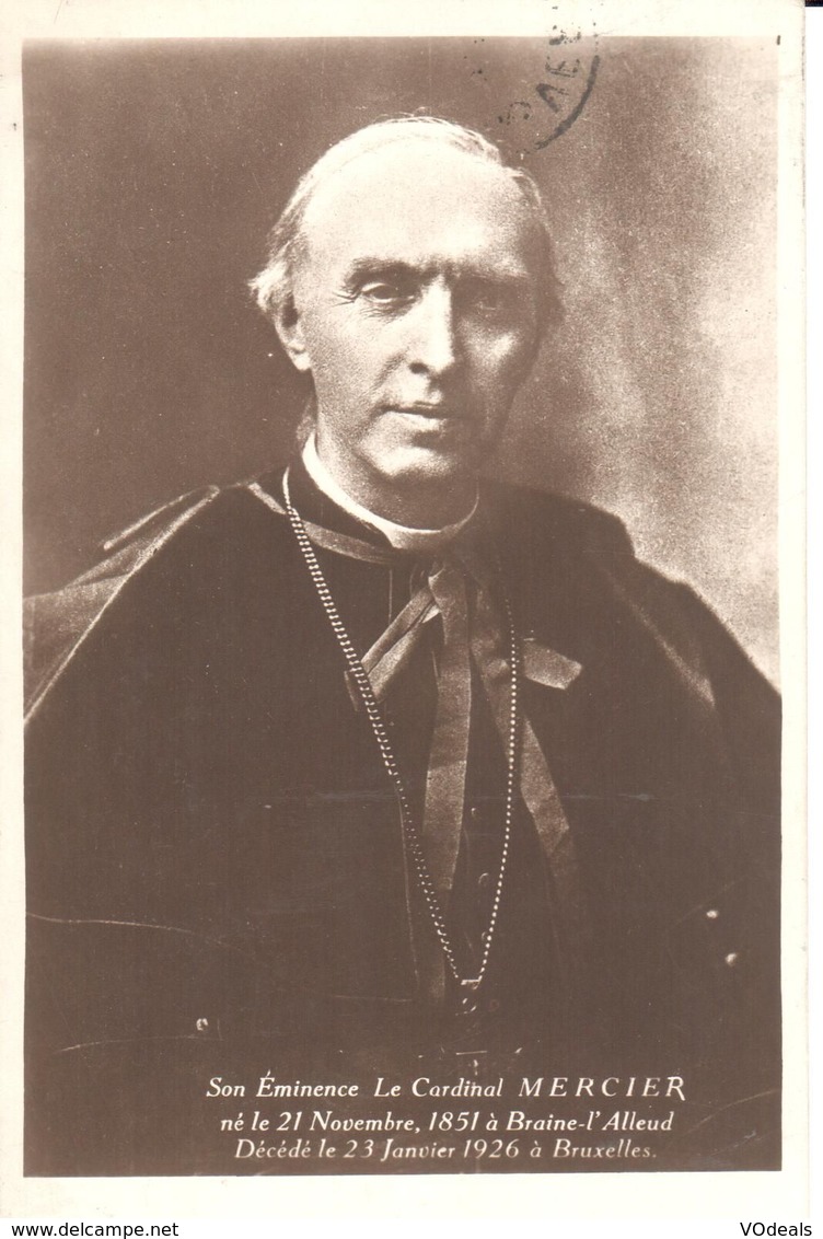 Braine-l'alleud - CPA - Son Eminence Le Cardinal Mercier - Eigenbrakel