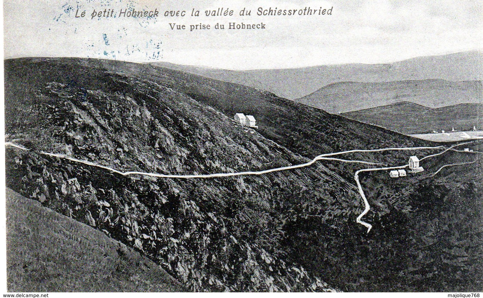 Cpa - Le Petit, Hohneck Avec La Vallée Du Schiessrothried - Vue Prise Du Hohneck - - Autres & Non Classés