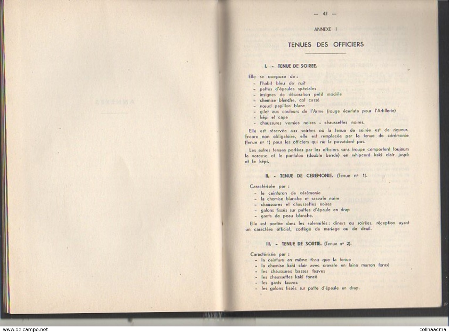 Militaria : 1957 Ecole d'Application de l'Artillerie " Savoir Vivre et Correspondance " Régles et Conseils