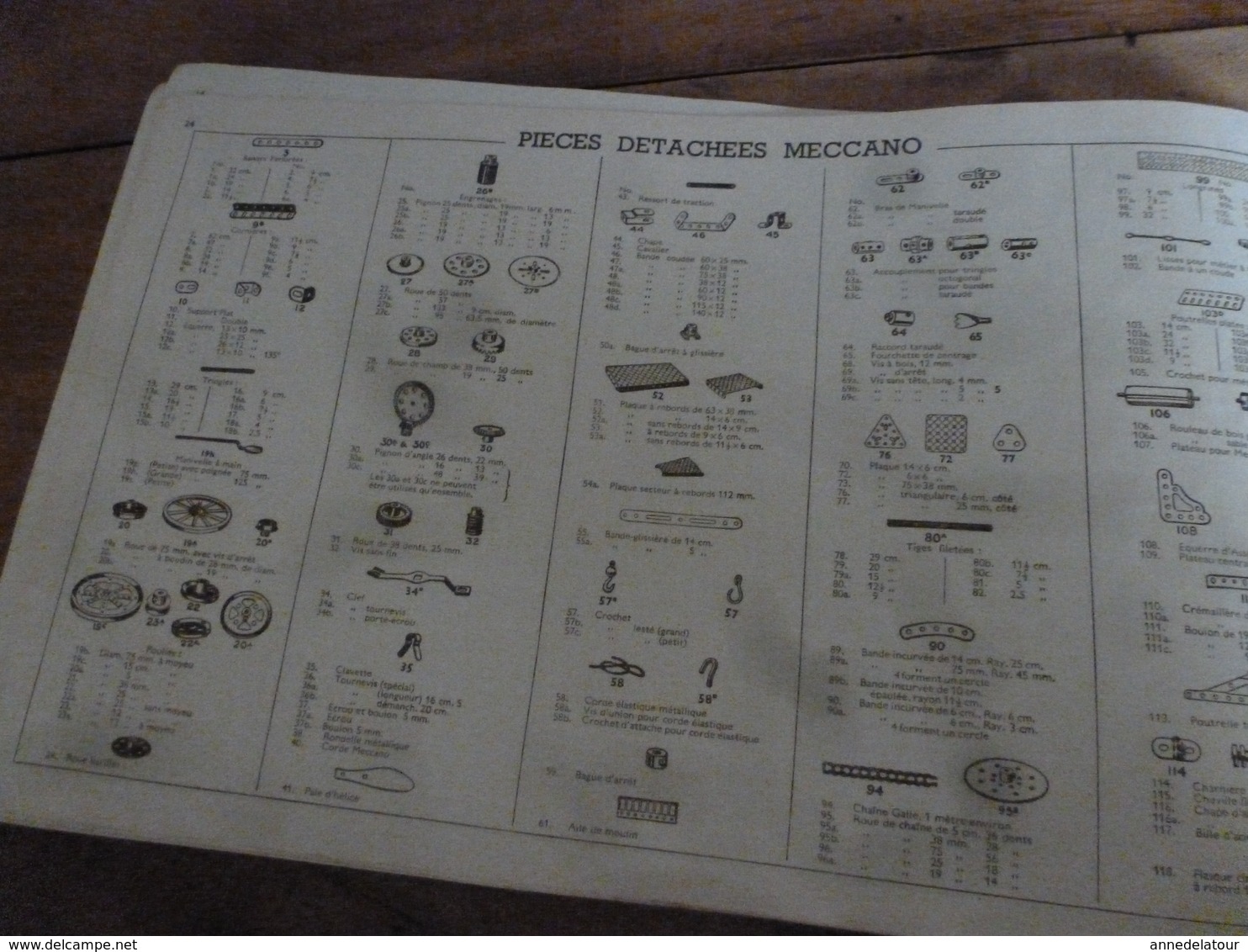 Manuel d'Instructions  MECCANO n° 2 - avec modèles de constructions (28 pages compris couverture)