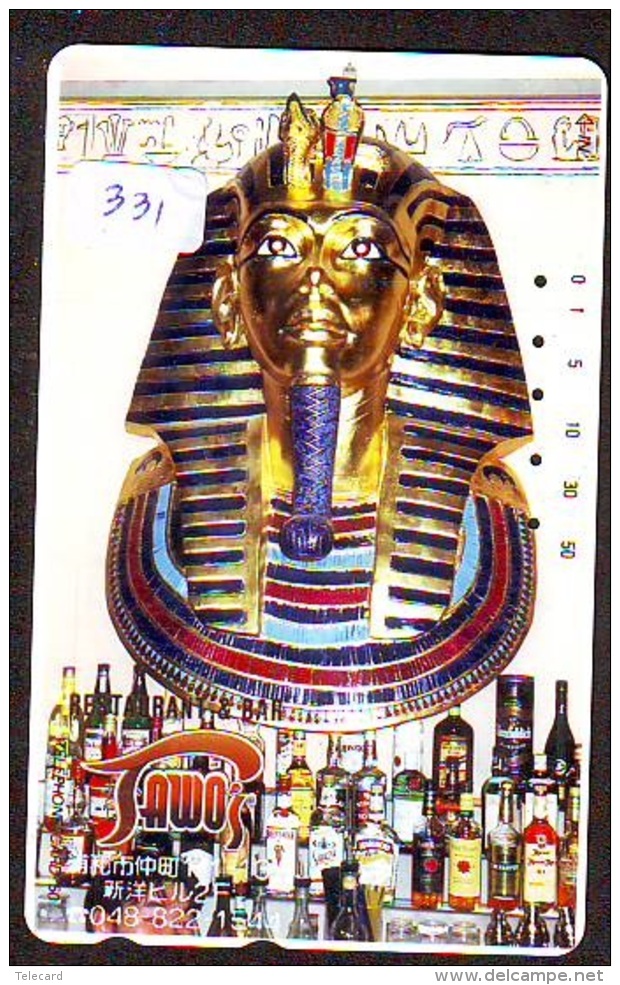 Télécarte Japon Egypte (331) SPHINX * PYRAMIDE * TELEFONKARTE EGYPT Related *  Ägypten Phonecard Japan * - Landscapes