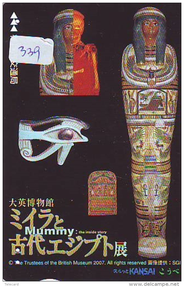 Carte Prépayée  Japon * Egypte (339) SPHINX * PYRAMIDE * KARTE EGYPT Related * Ägypten PREPAID CARD Japan - Paysages