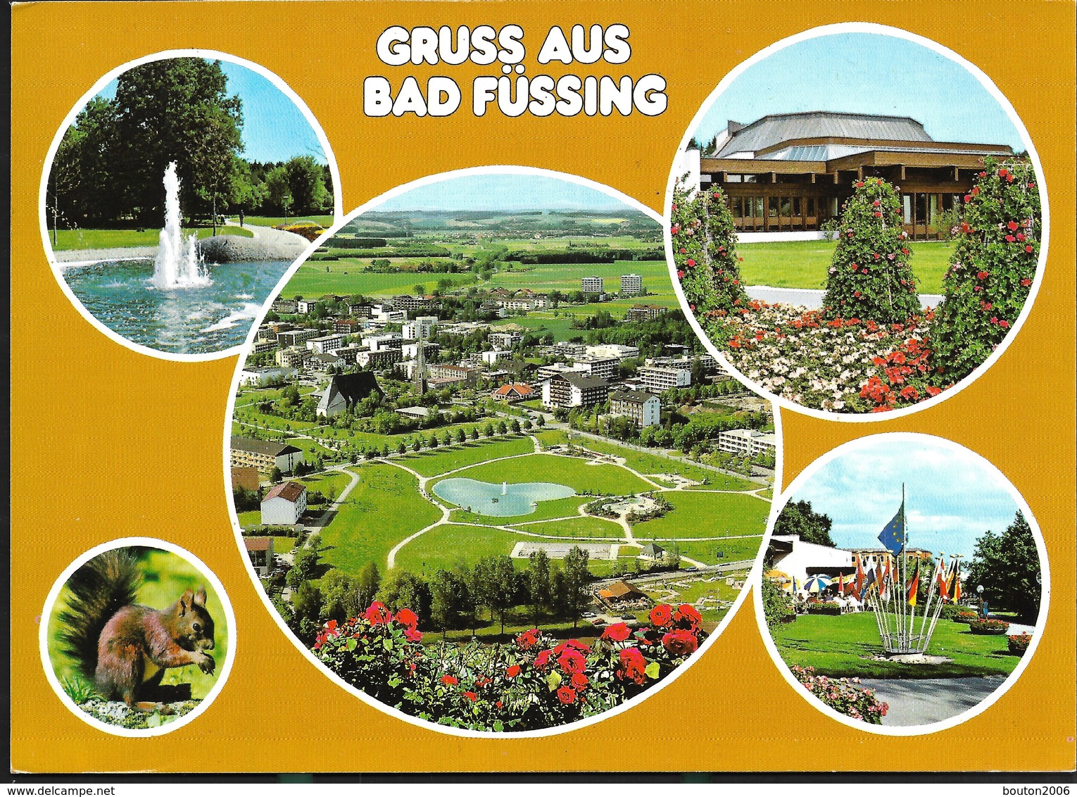 Ansichtskarte Bad Füssing Kurparkanlagen, Heilquellen, Thermalbad - Bad Füssing