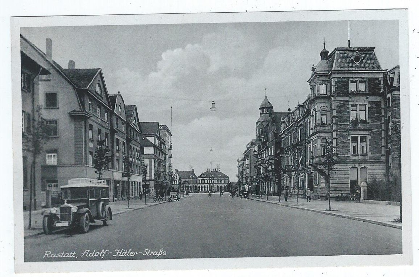 Rastatt, Adolf-Hitler-Strabe Vieilles Voitures - Rastatt