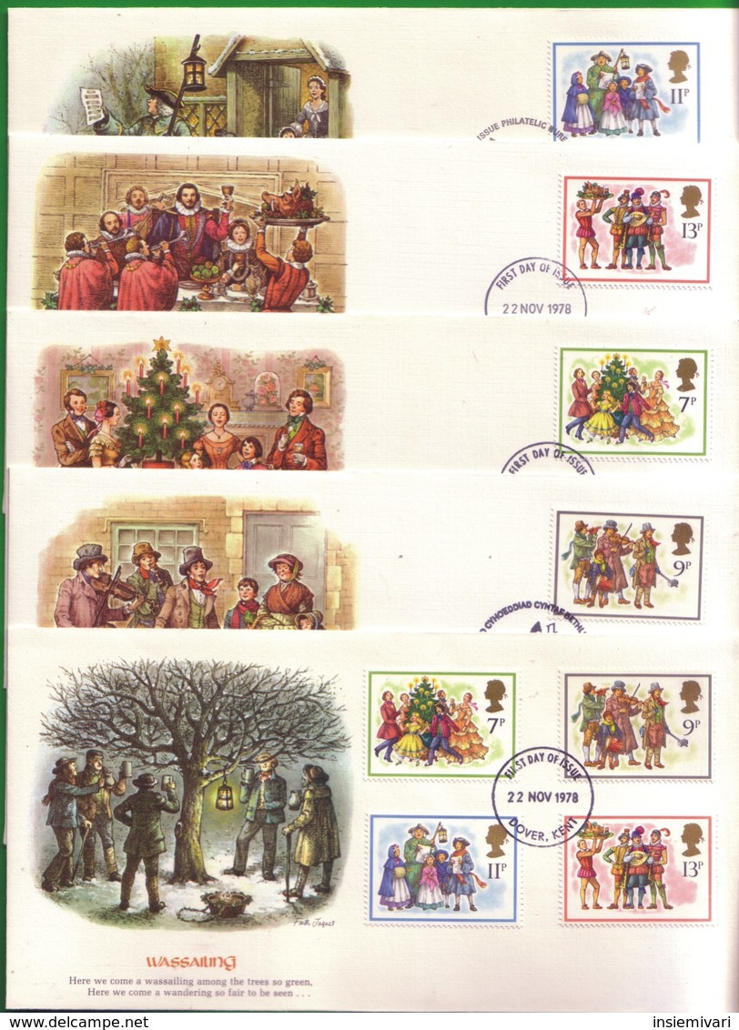 Lotto REGNO UNITO FDC.NATALE 1978. - Non Classificati