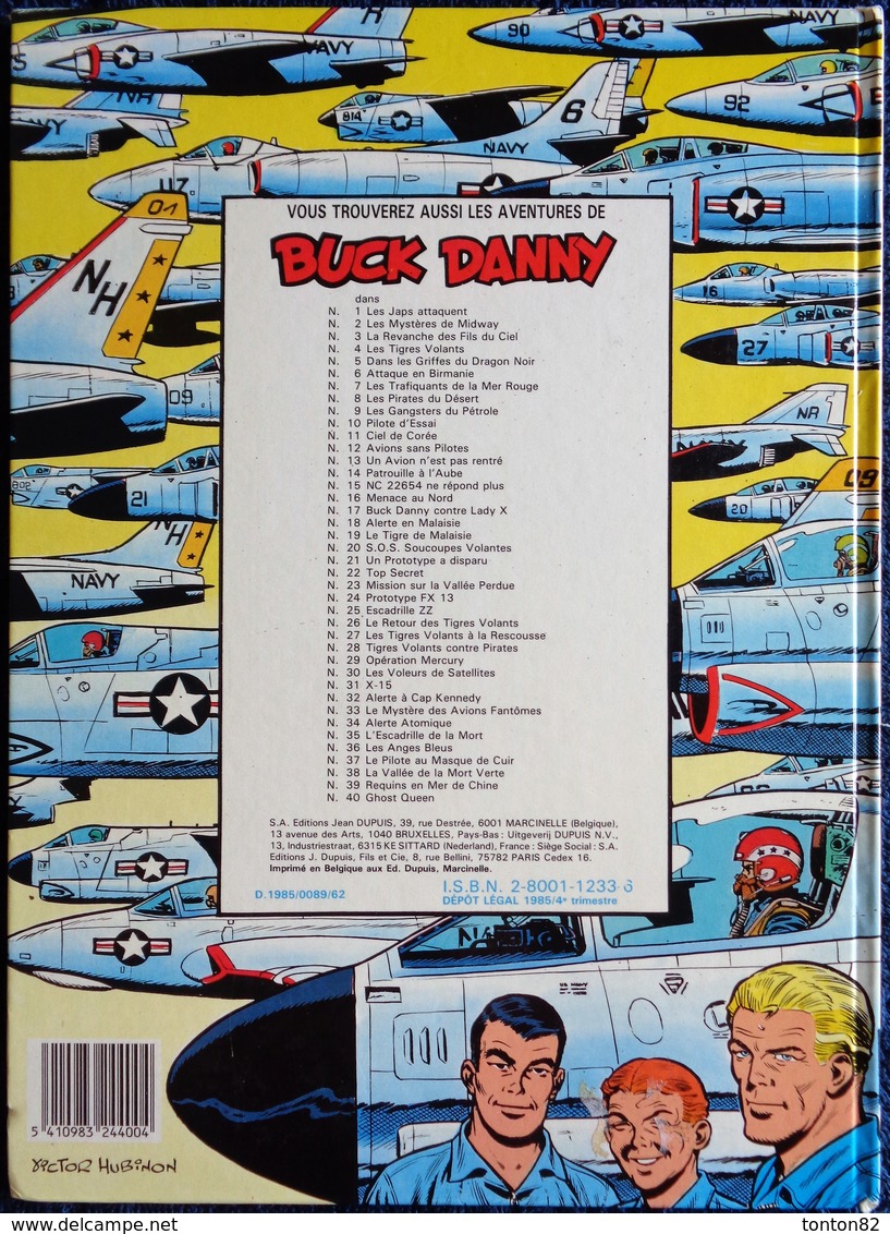 Les Aventures De Buck Danny N° 37 - Le Pilote Au Masque De Cuir - Dupuis - ( 1986 ) . - Buck Danny