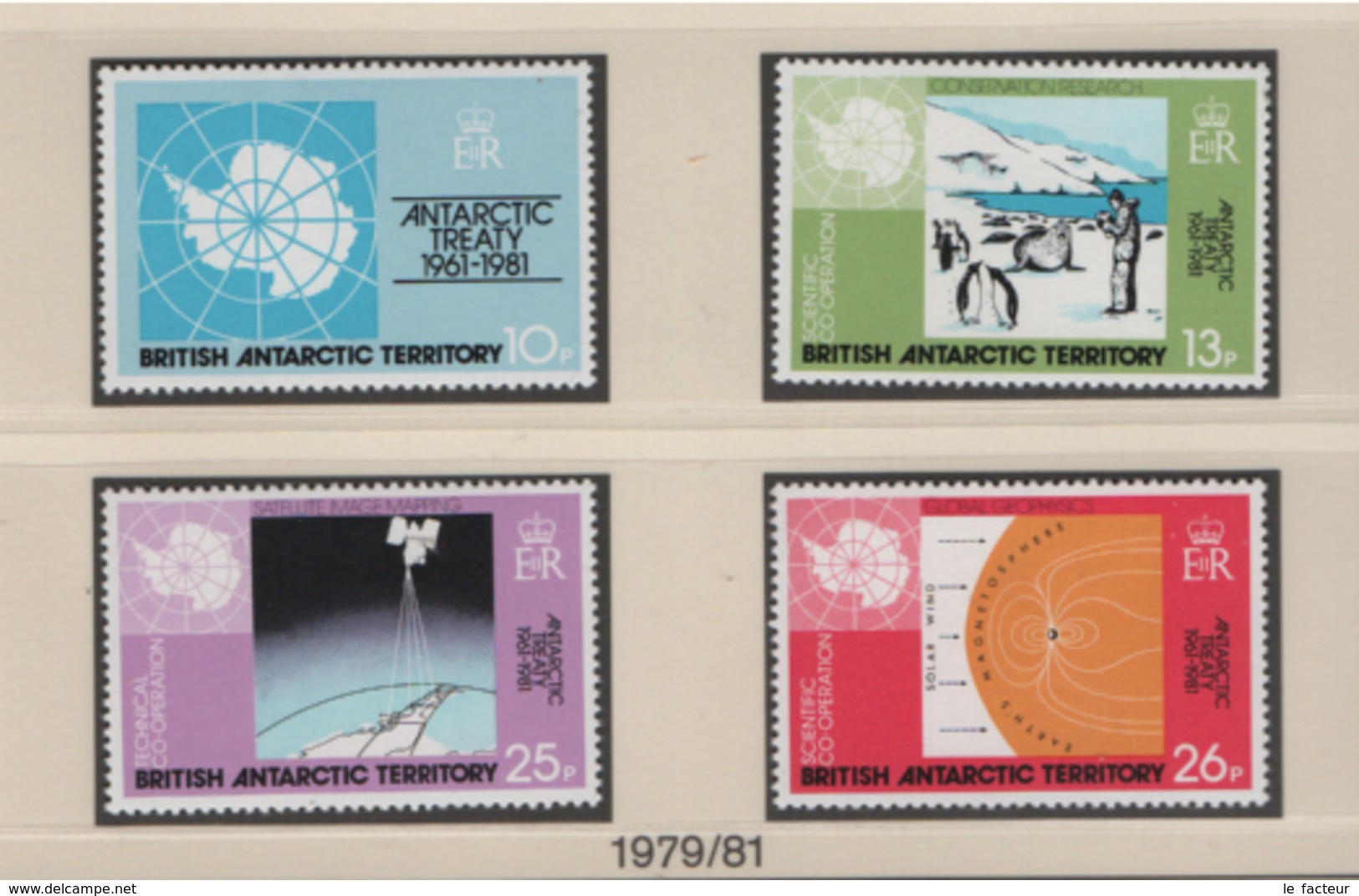 BAT05 British Antarctic Territory 1981 Treaty MNH - Neufs