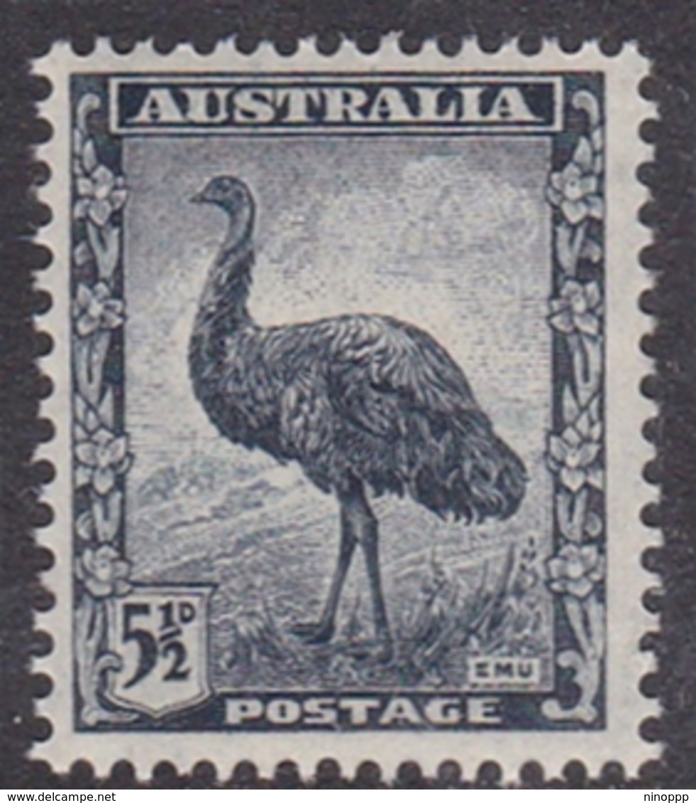 Australia ASC 226 1942 King George VI, 5.5 Emu, Mint Never Hinged - Mint Stamps