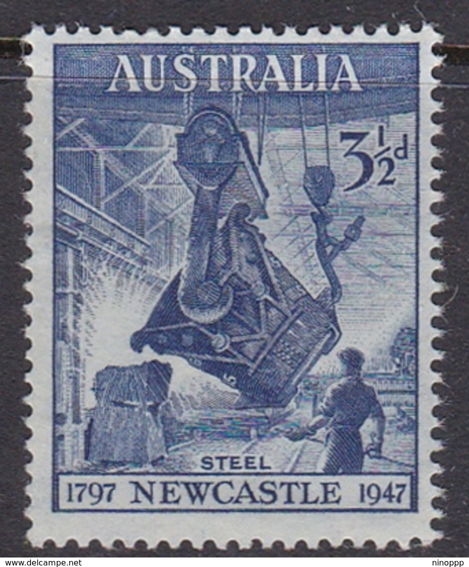 Australia ASC 239 1947 150th Anniversary City Of Newcastle, 3.5d Blue, Mint Never Hinged - Mint Stamps