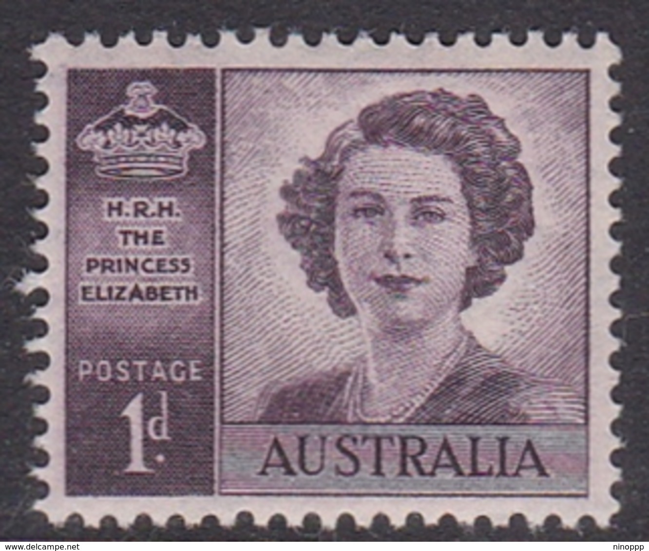 Australia ASC 241 1947 Wedding Of Princess Elizabeth 1d Purple, Mint Never Hinged - Mint Stamps