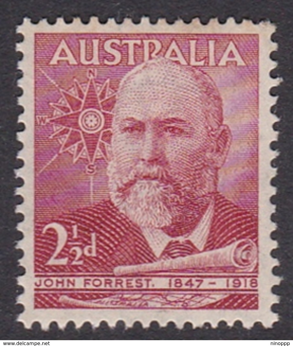 Australia ASC 250  1949 Lord Forrest, 2.5 D Red, Mint Never Hinged - Mint Stamps