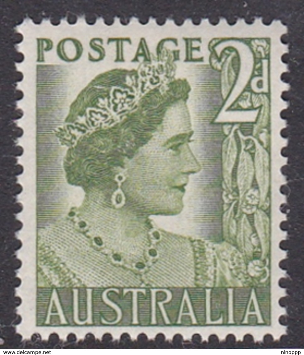 Australia ASC 269  1951 King George VI Definitives,2d Green, No Watermark, Mint Never Hinged - Mint Stamps