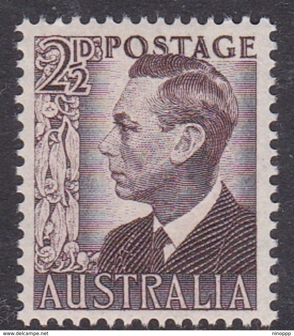 Australia ASC 270  1951 King George VI Definitives,2.5d Brown, No Watermark, Mint Never Hinged - Mint Stamps