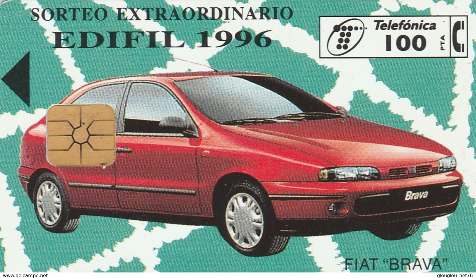 TELECARTE ETRANGERE AVEC FIAT - Voitures