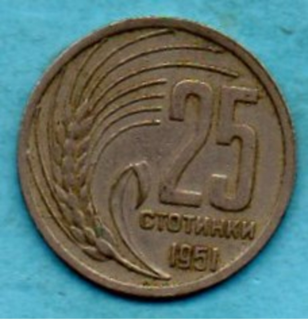 (r65)  BULGARIE / BULGARIA  20 Stotinki 1951 - Bulgaria