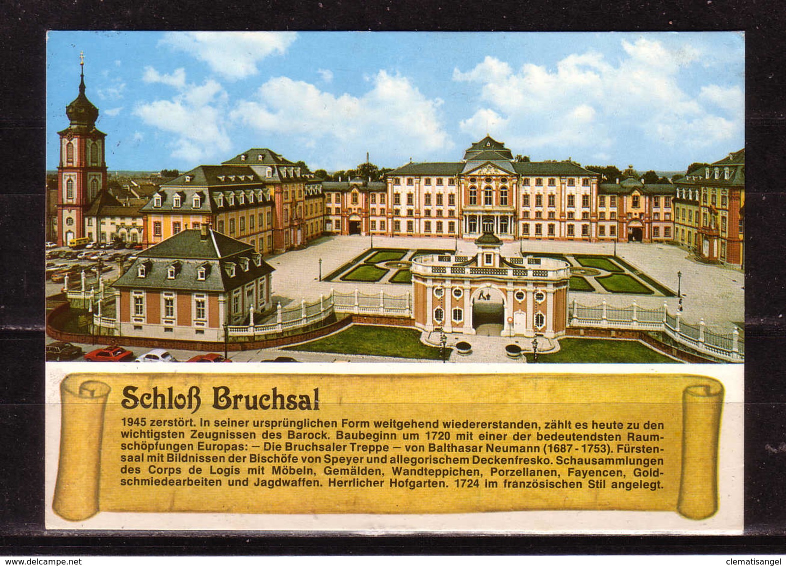 113j * SCHLOSS BRUCHSAL * GESAMTANSICHT *!! - Bruchsal