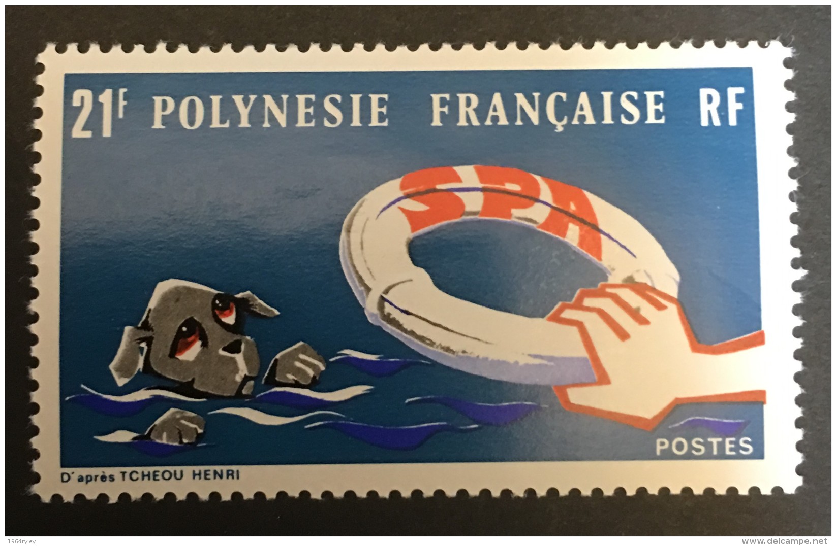 Fr. Polynesia   - MH*  - 1974  - # C96 - Unused Stamps