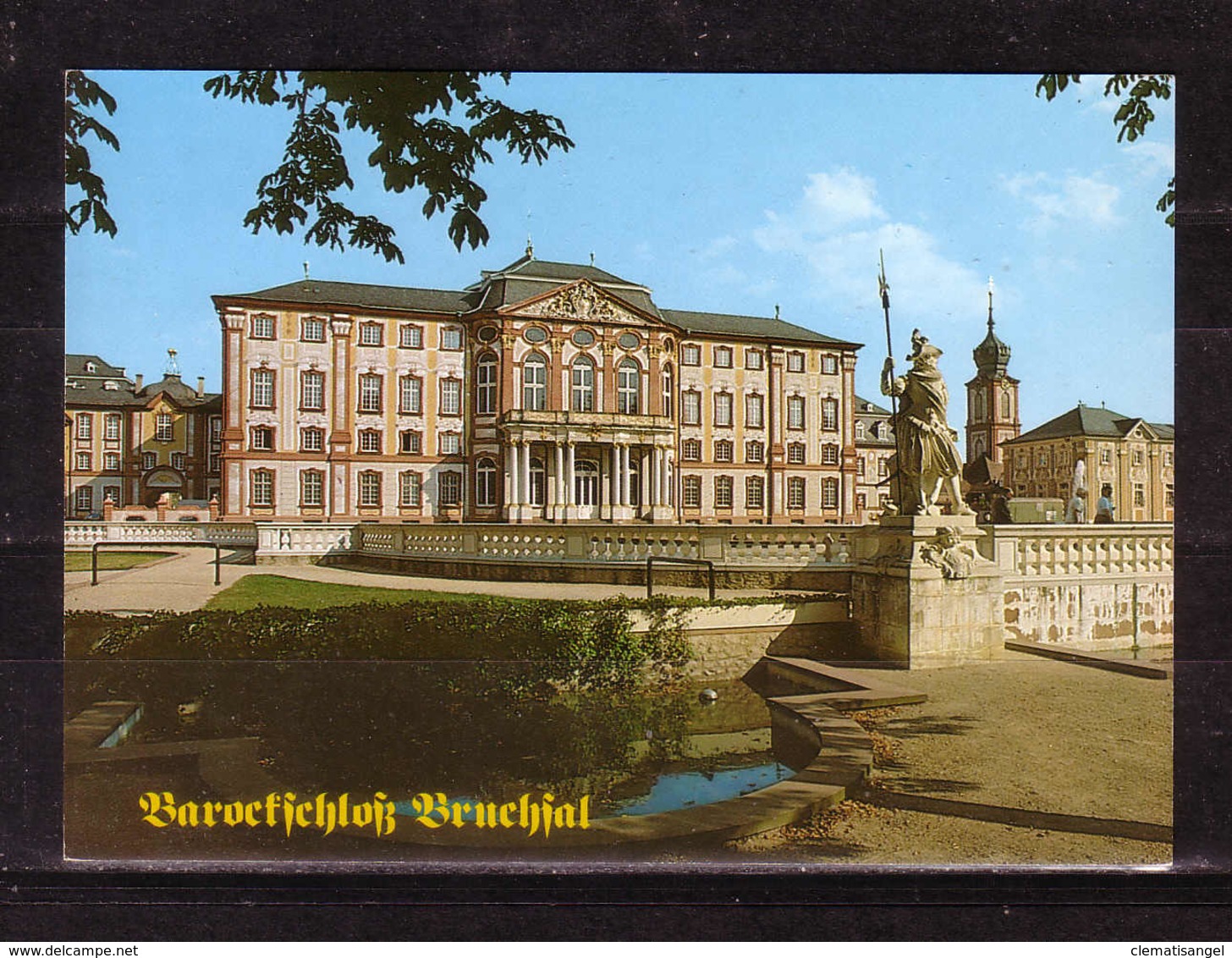 116j * BAROCKSCHLOSS BRUCHSAL * GESAMTANSICHT *!! - Bruchsal