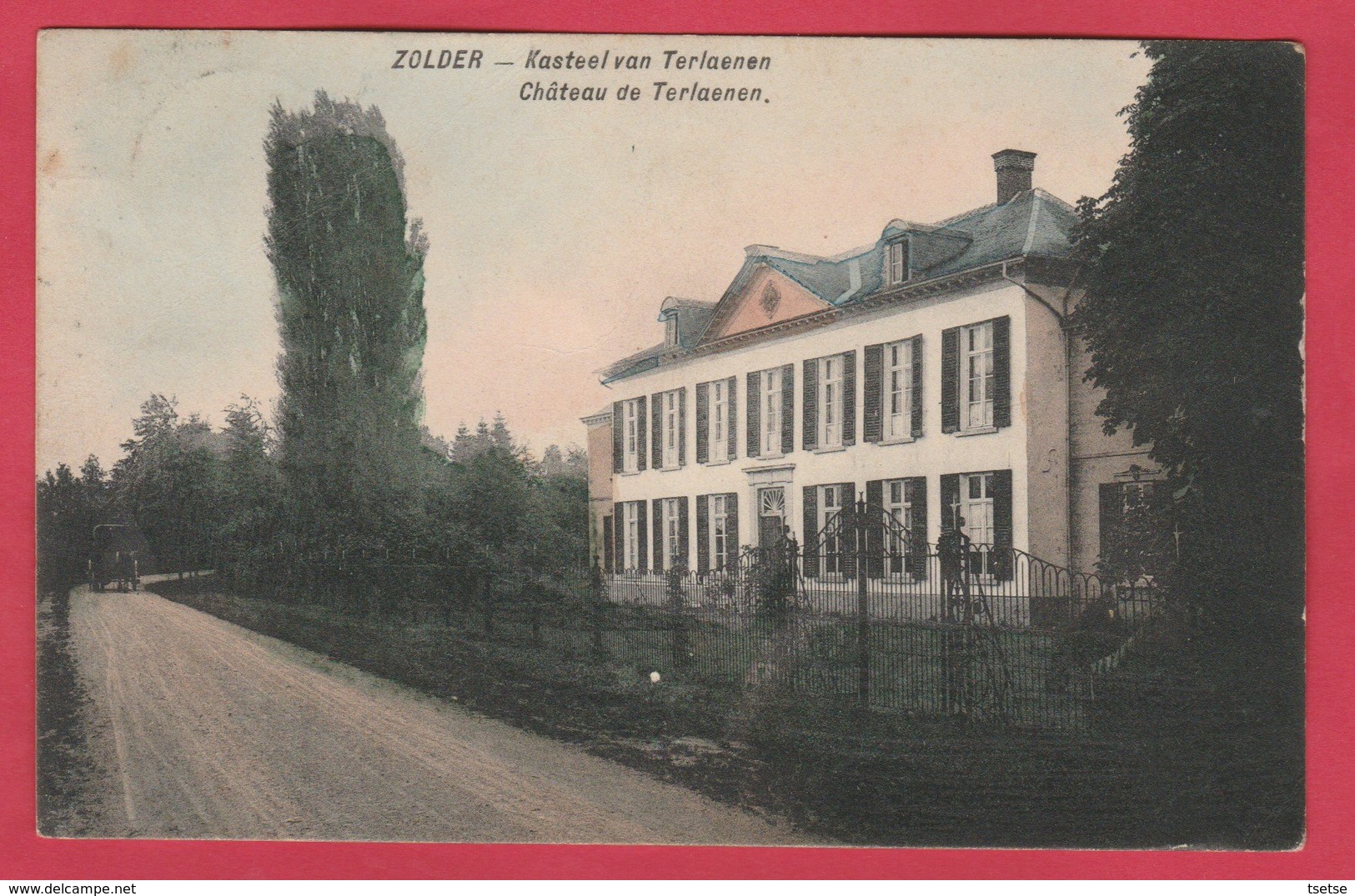 Zolder - Kasteel Van Terlaenen - 1922 ( Verso Zien ) - Heusden-Zolder