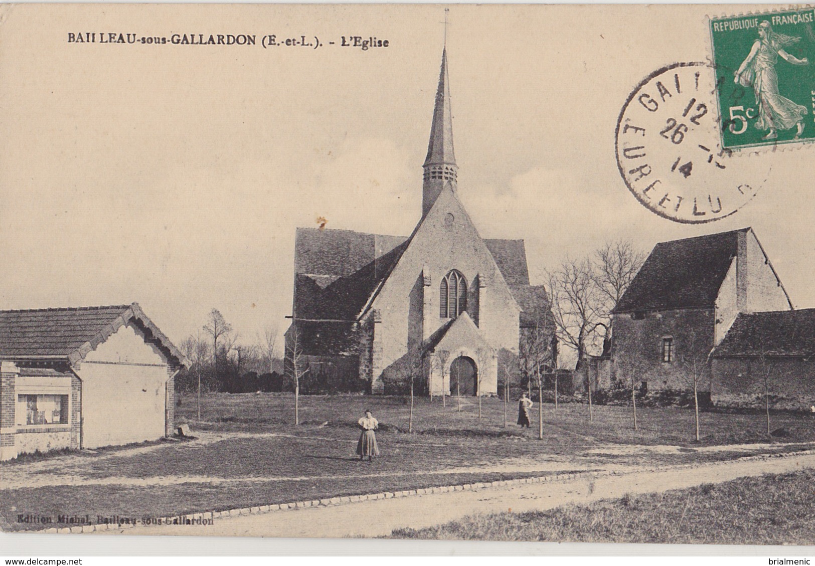 BAILLEAU SOUS GALLARDON  L'église - Autres & Non Classés