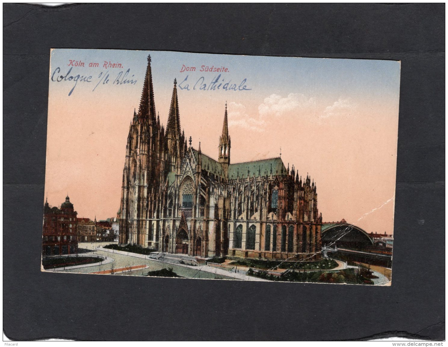 77860    Germania,   Koln Am  Rhein,  Dom  Sudseite,  NV(scritta) - Koeln