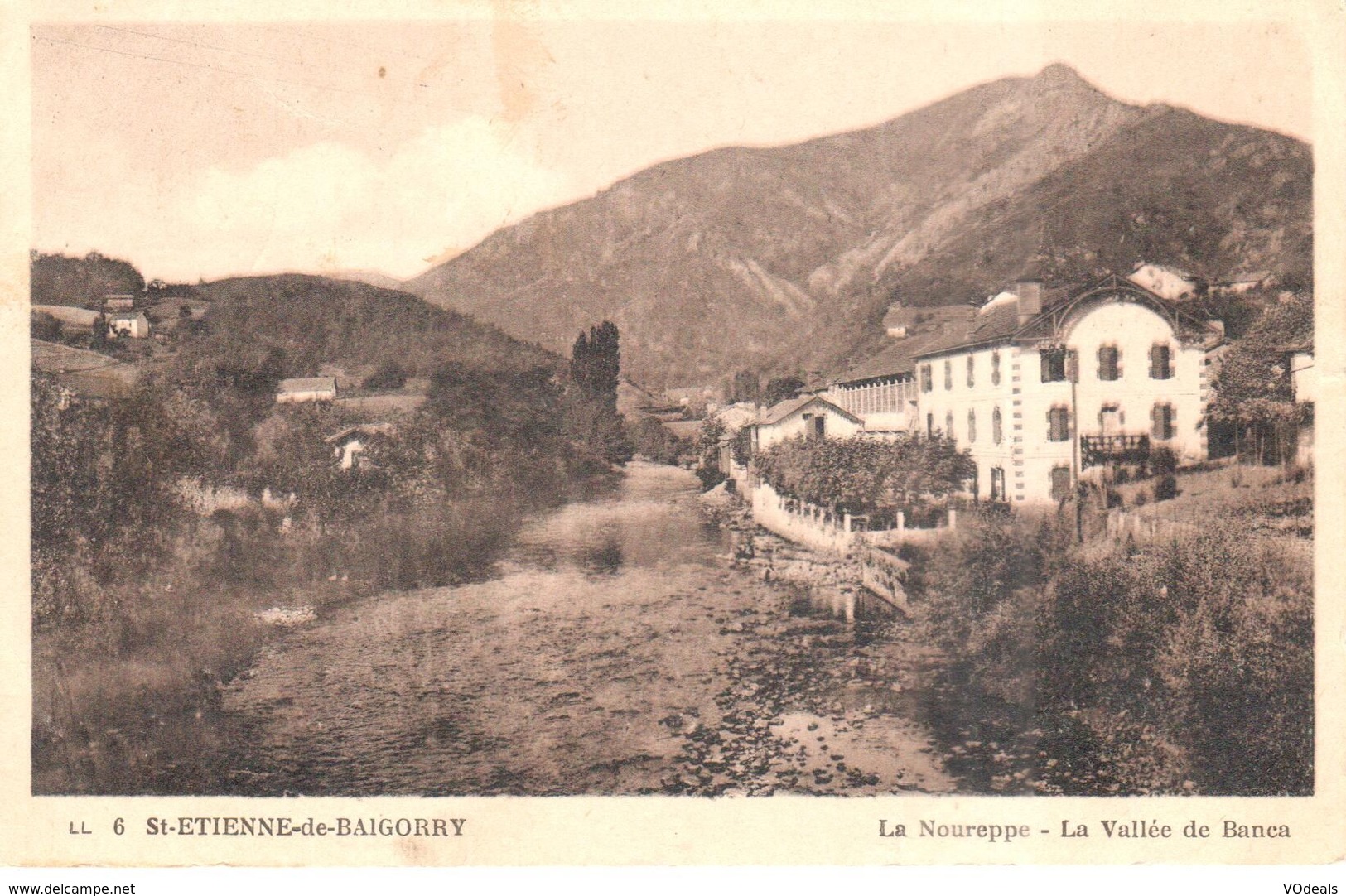 (64) Pyrénées-Atlantiques - CPA - St-Etienne-de-Baigorry - La Noureppe - La Vallée De Banca - Saint Etienne De Baigorry