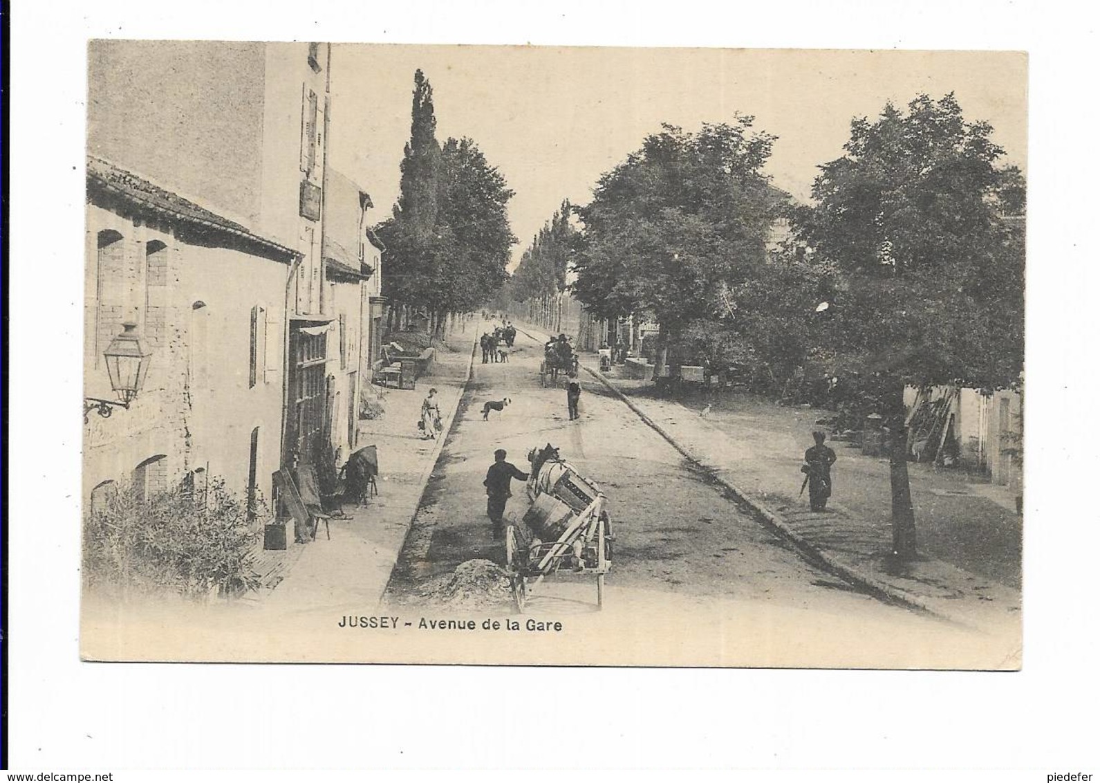 70 - JUSSEY - Avenue De La Gare - Autres & Non Classés