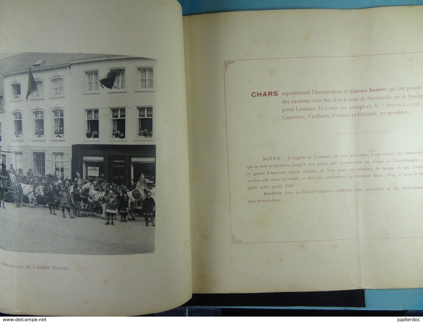 Ville de Lessines Cortège Historique du 28 Mai 1899 (32 pages et 15 photos)