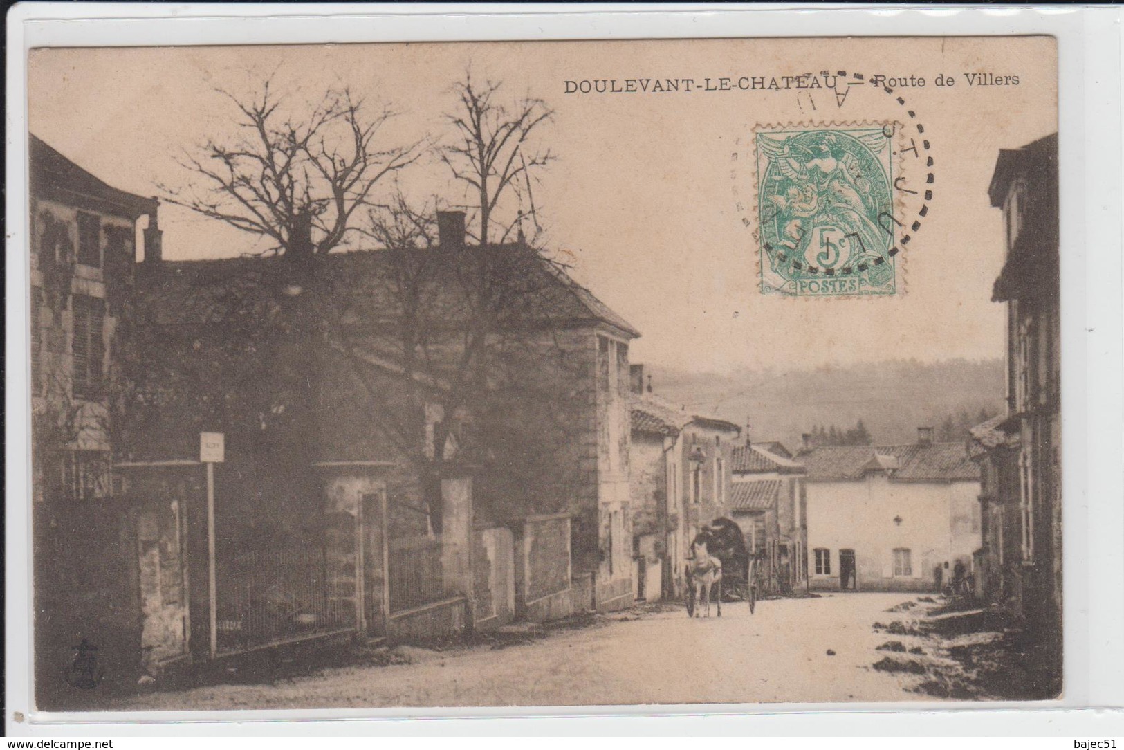 1 Cpa Doulevant Le Château "pionnière 1908" - Doulevant-le-Château