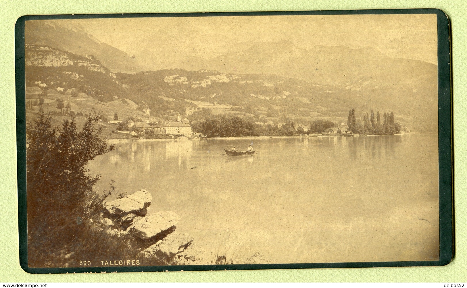 PHOTO Du XIXeme  ; " TALLOIRES "  (23 X 14 Cm)  Haute-Savoie / Suisse - Anciennes (Av. 1900)