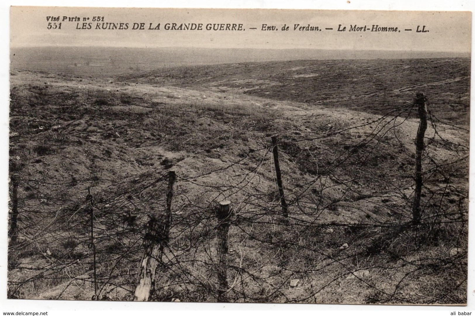 Le Mort-Homme, Environs De Verdun (Lévy Fils Et Cie, Paris, LL N°551) - Autres & Non Classés