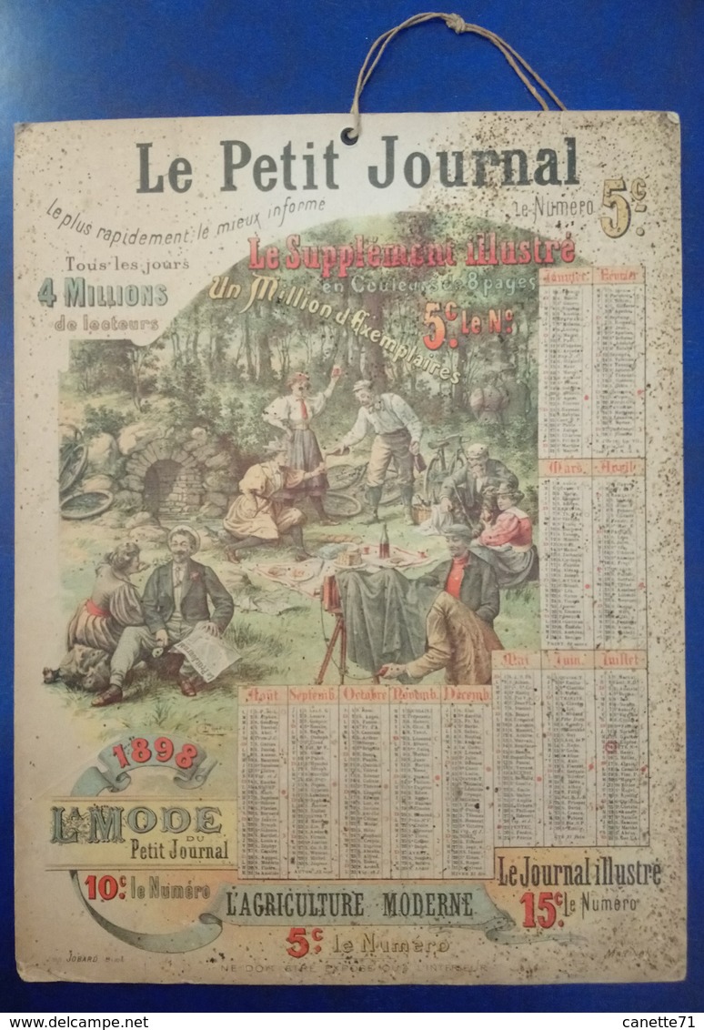 Calendrier Le Petit Journal 1898 - Grand Format : ...-1900