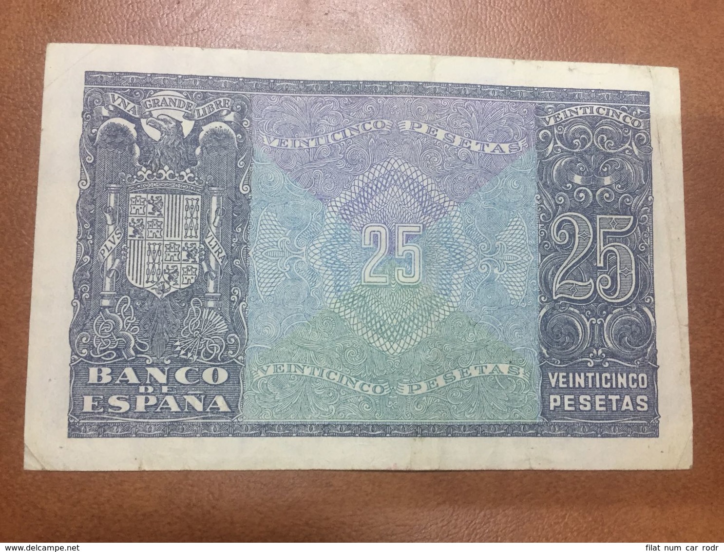 C.R. 25 PESETAS. MADRID 1940. SERIE B. MBC - 25 Pesetas