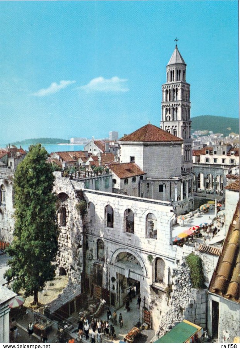 1 AK Kroatien * Kathedrale Des Hl. Domnius In Split - Erbaut Im 4. Jh. Als Mausoleum Für Kaiser Diokletian UNESCO Erbe - Kroatië