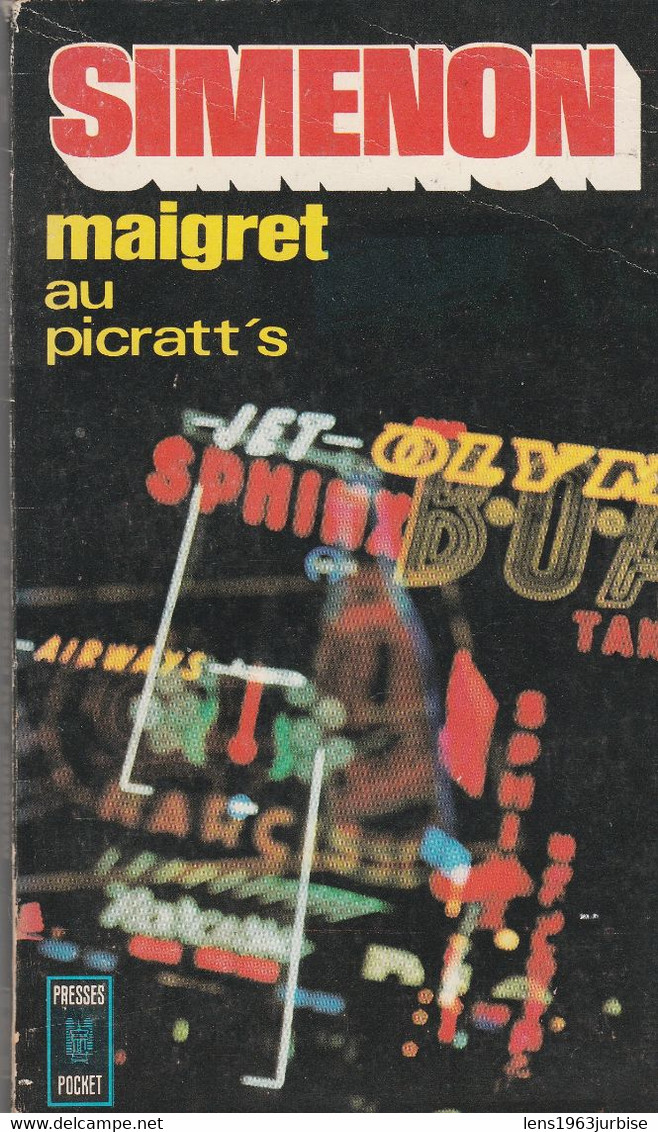 SIMENON Georges , Maigret Au Picratt's , Presses Poket ( 1970) BE - Belgische Autoren