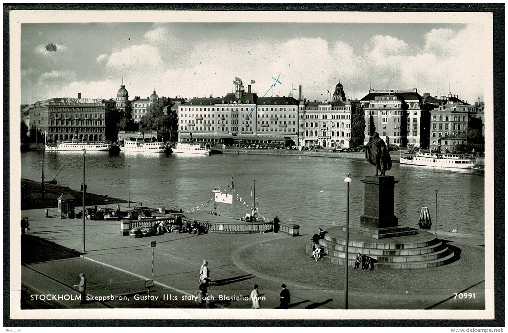 RB 1207 - 1950 Real Photo Postcard - Stockholm Sweden Posted On Xmas Day - 20 Ore Rate To UK - Sweden