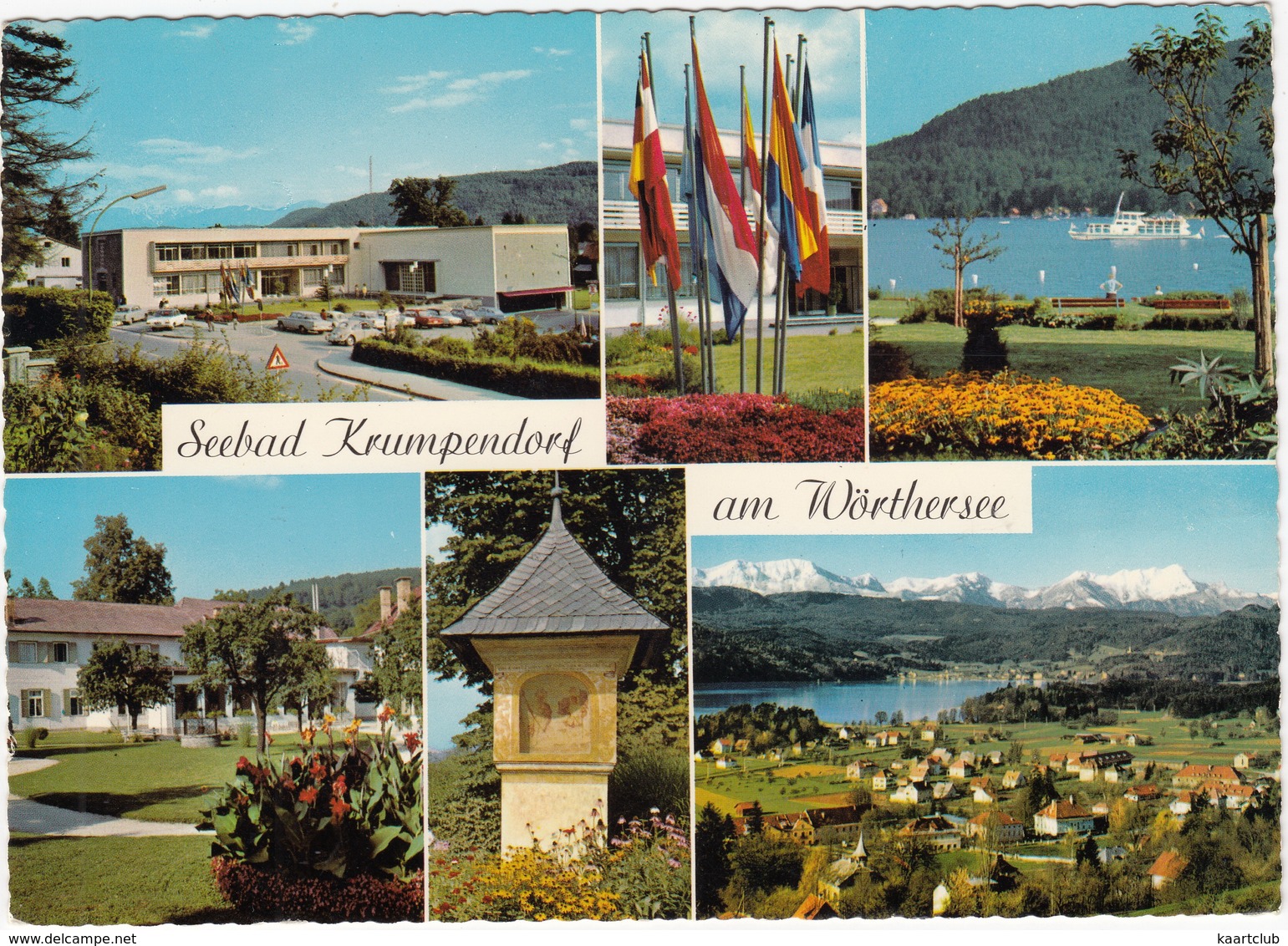 Seebad Krumpendorf: VW 1200 KÄFER/COX, MERCEDES W110, OPEL REKORD-A, FORD TAUNUS 17M P3 - Wörthersee - Toerisme