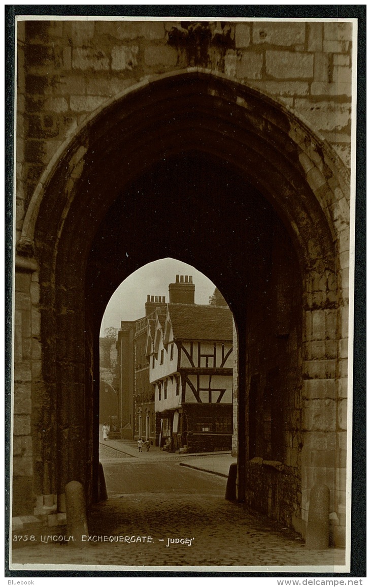 RB 1208 -  Early JudgesReal Photo Postcard - Exchequergate Lincoln - Lincolnshire - Lincoln