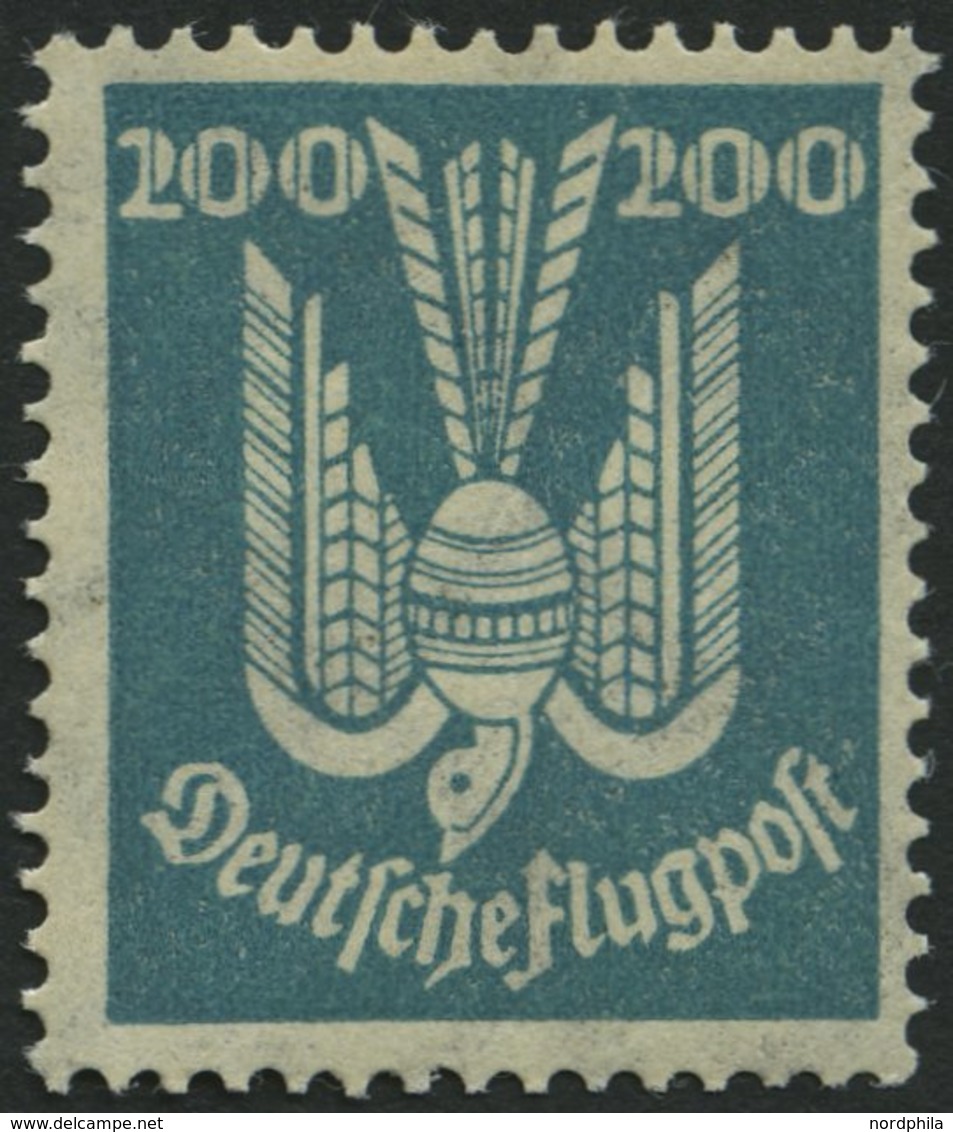 Dt. Reich 349 **, 1924, 200 Pf. Holztaube, Normale Zähnung, Pracht, Mi. 350.- - Usados
